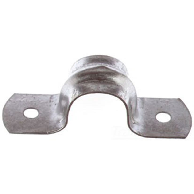Steel City HS-902 2-Hole Pipe Strap, 3/4 in, For Use With Rigid/IMC Conduits, Steel, Zinc Plated